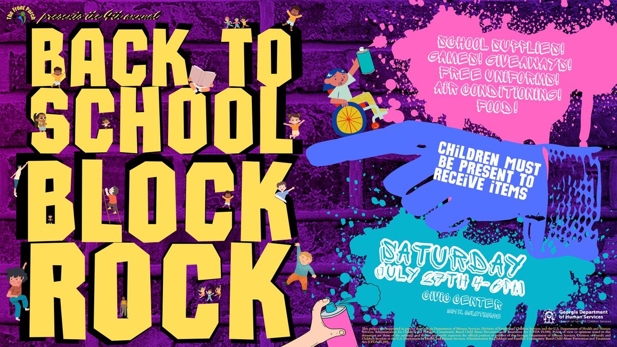 Back to School BLOCK ROCK24