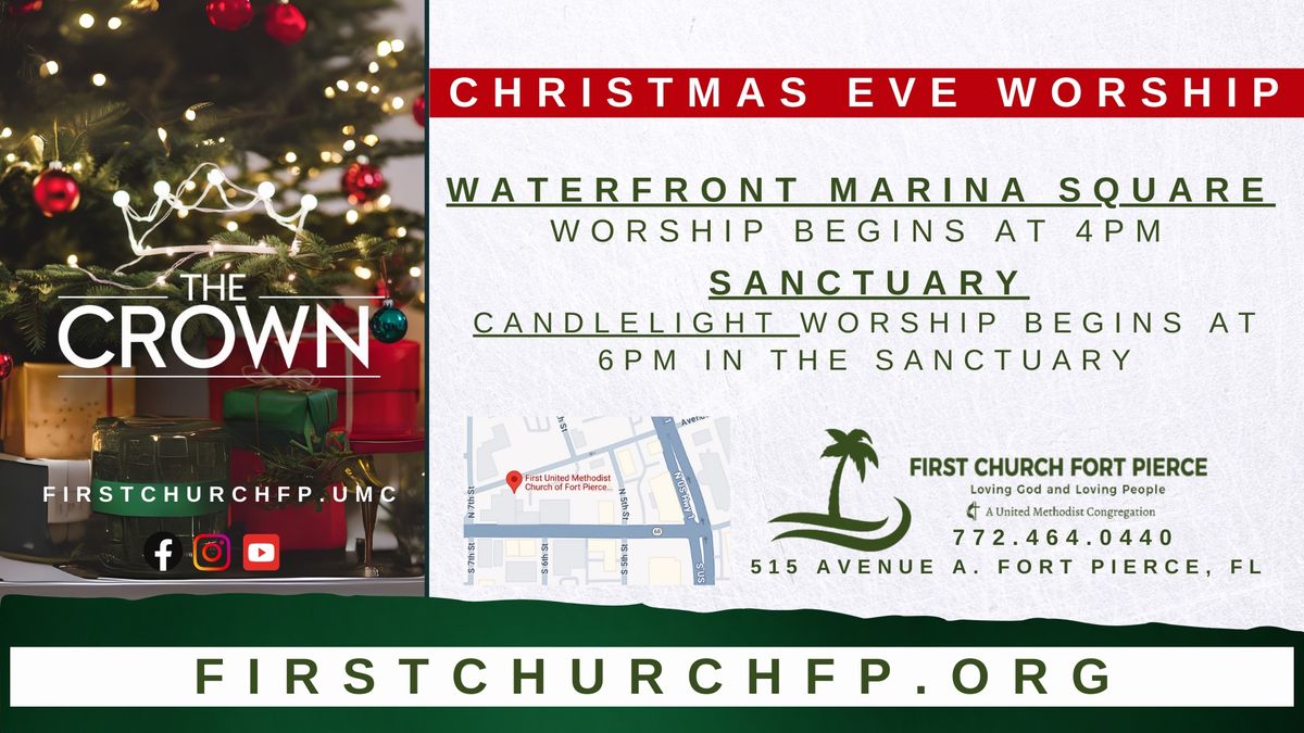 Waterfront Christmas Eve with First Church Fort Pierce