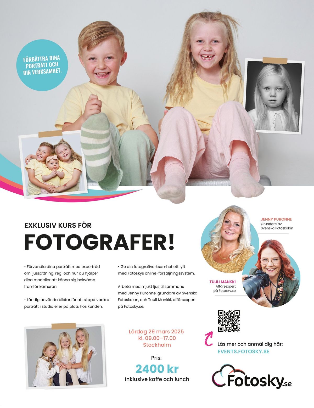 Fotokurs i Stockholm med Jenny Puronne & Fotosky.se