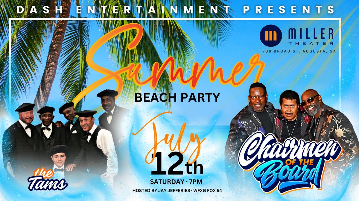 Summer Beach Party | Featuring Chairmen of the Board and The Tams