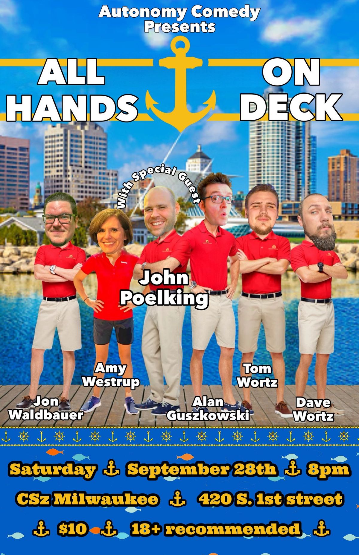 Autonomy Comedy presents \u201cAll Hands On Deck\u201d