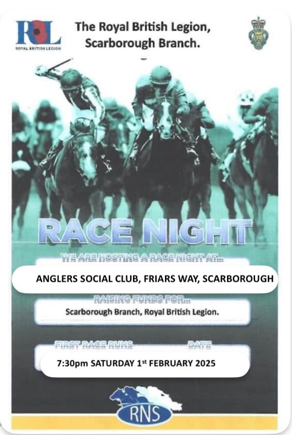 Fun(d) Race Night for RBL Scarborough & other support