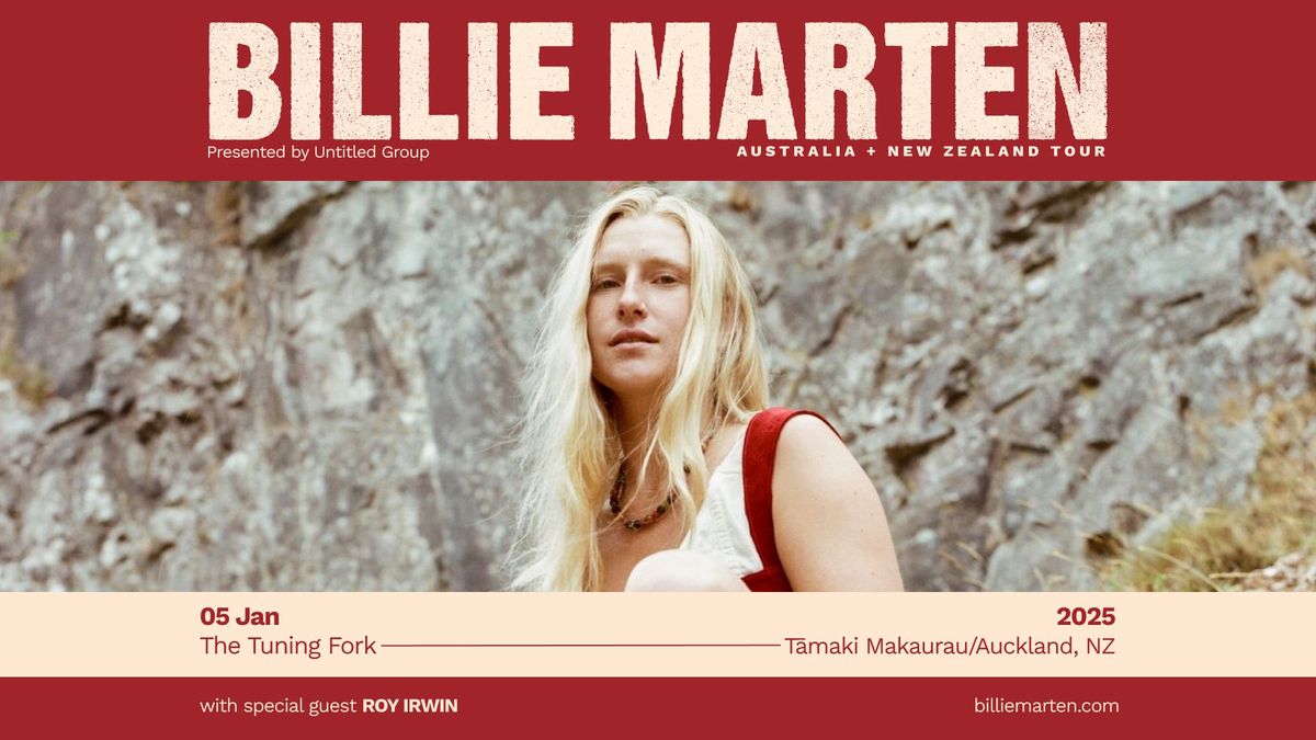 Billie Marten w\/ special guest Roy Irwin | Auckland