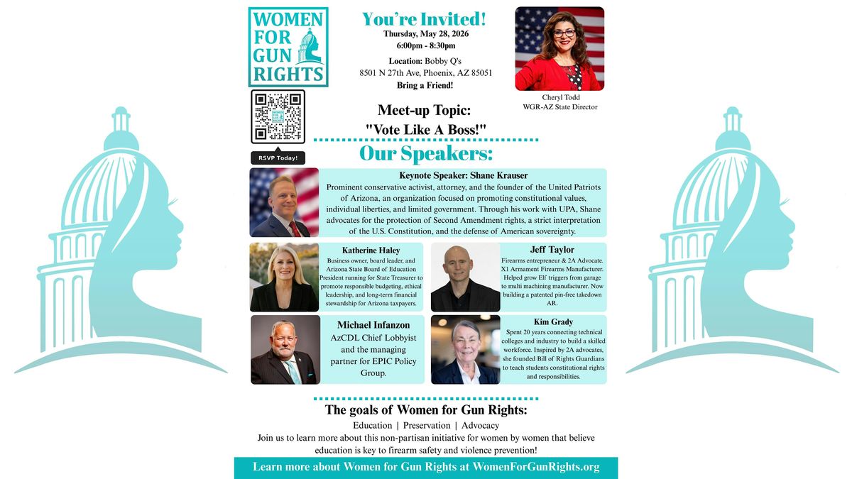 Women For Gun Rights-AZ - May 2026 Meet-Up