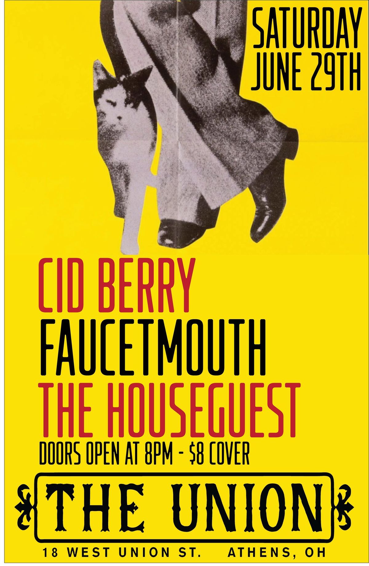 CID BERRY, FAUCETMOUTH, THE HOUSEGUEST