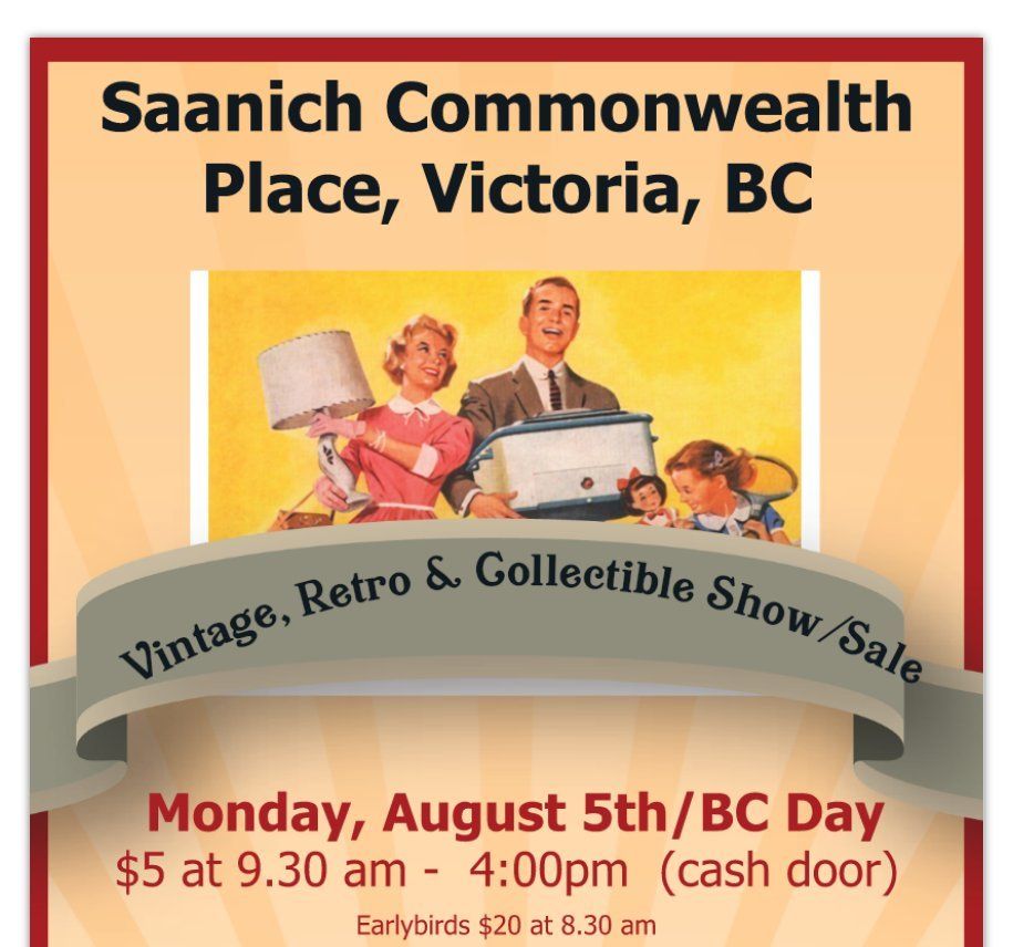 Summertime Vintage, Retro & Collectible Show\/Sale!