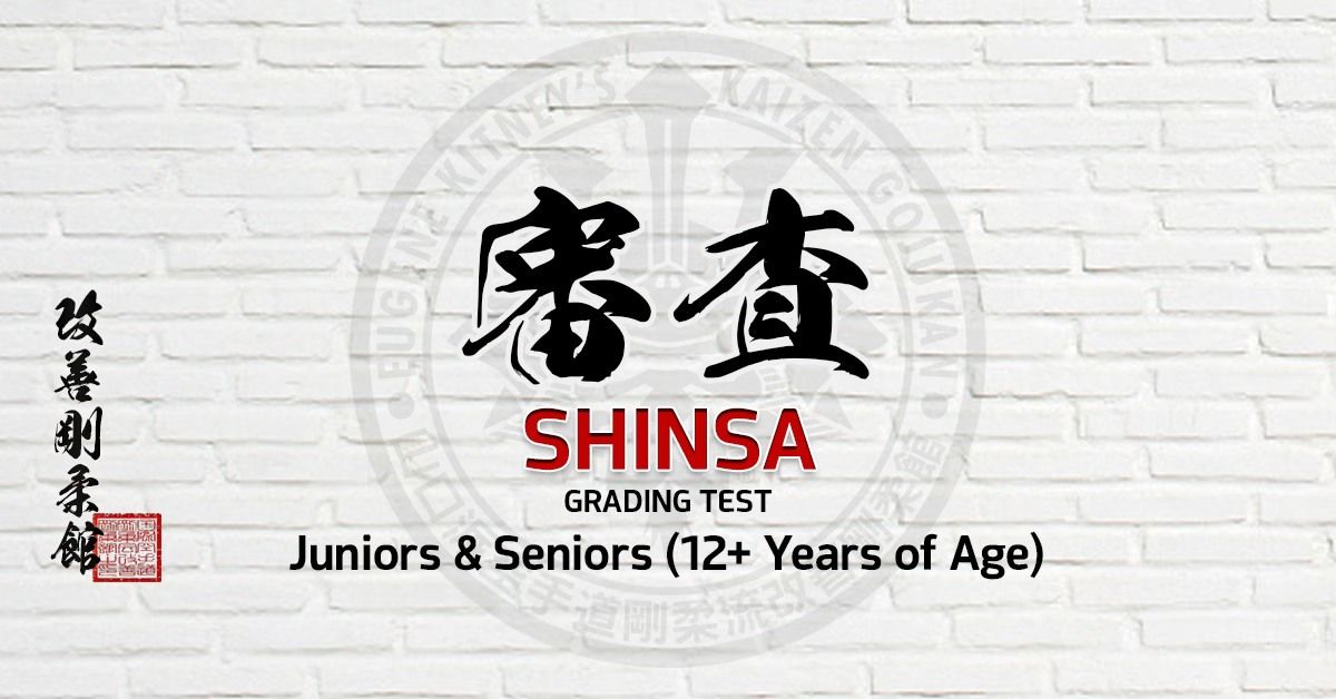 Juniors & Senior Shinsa (\u5be9\u67fb) - Grading Test - Spring 2024