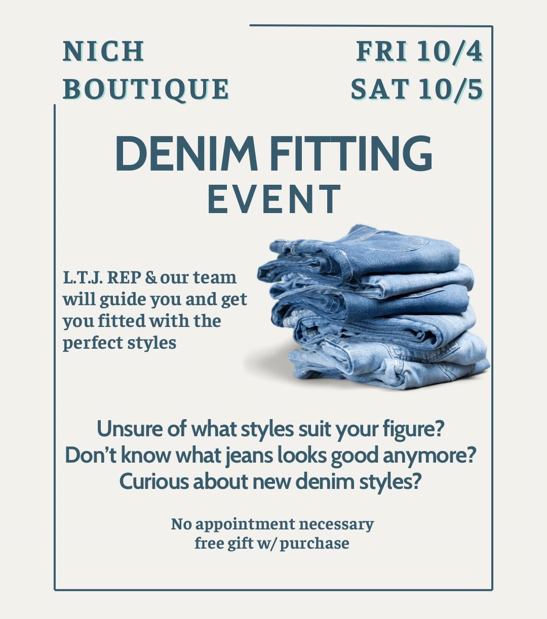 Denim Fitting Event 