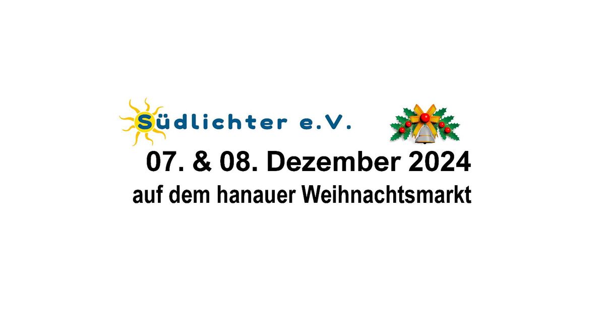 S\u00fcdlichter auf dem hanauer Weihnachtsmarkt