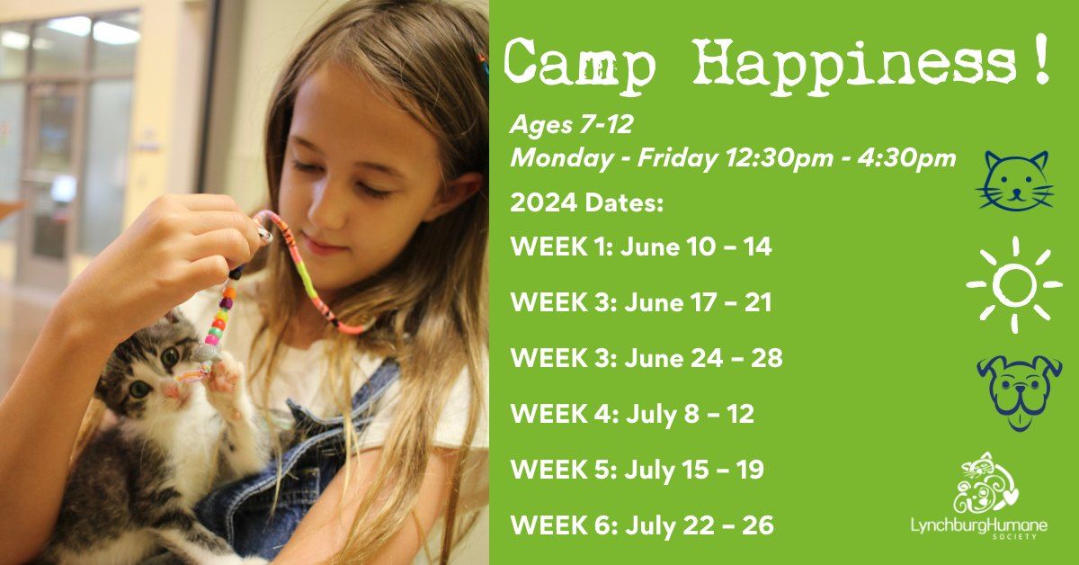 Camp Happiness! Week 6