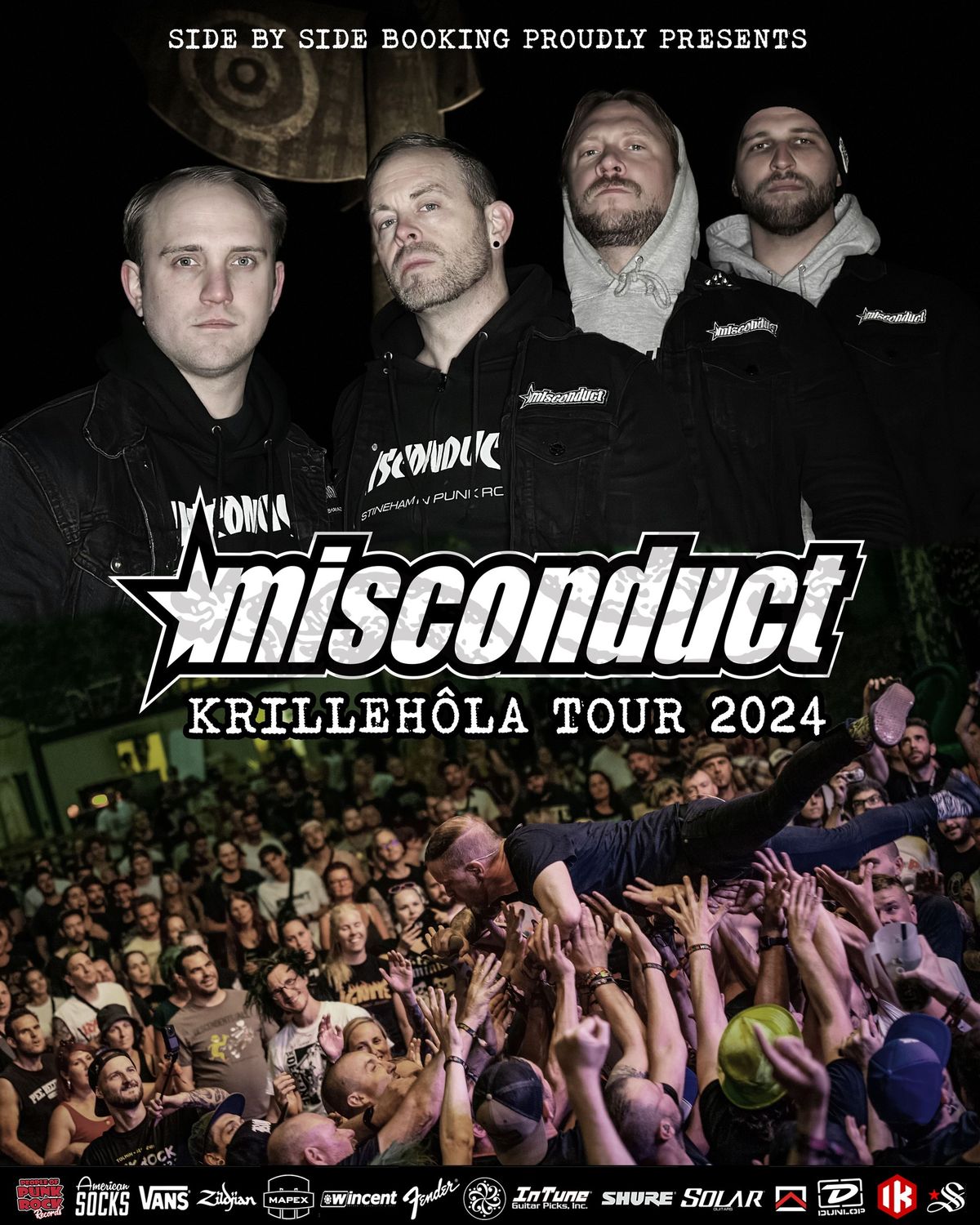 MJ PRESENTS: MISCONDUCT \/ IROK\u00c4SE \/ BEERBONG at Replugged Vienna on 04.10.24