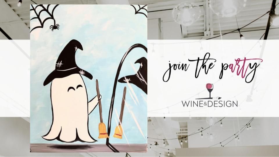 KIDS CLASS! Trick or Treat Ghost - All Ages Welcome! | Wine & Design