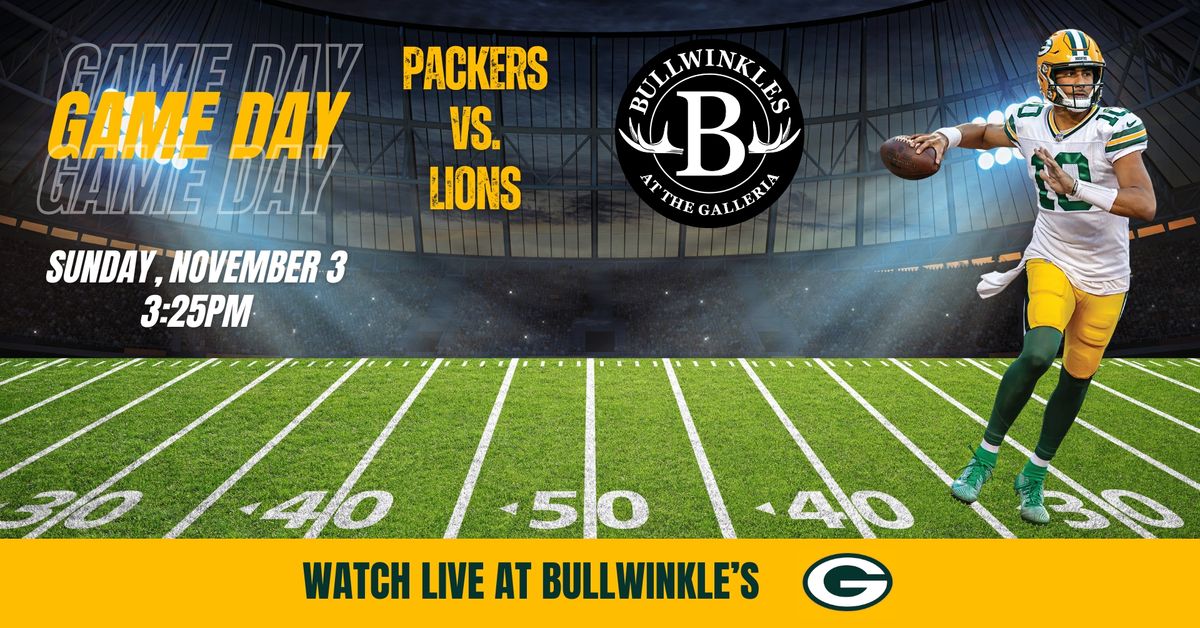 Packers vs. Lions!