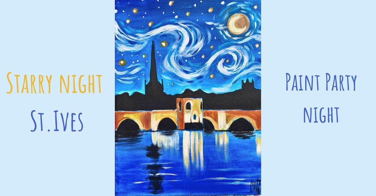 Starry Night St Ives - Sip & Paint Night in St.Ives (Cambs)