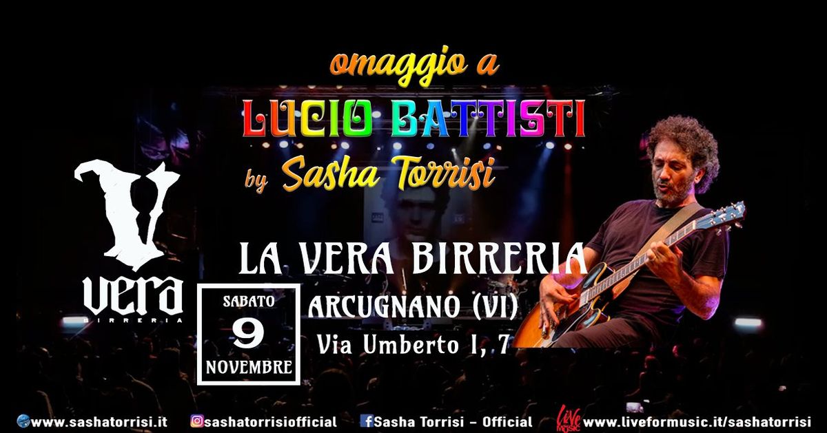 Sasha Torrisi - La Vera Birreria - Arcugnano (VI) - Omaggio a Lucio Battisti