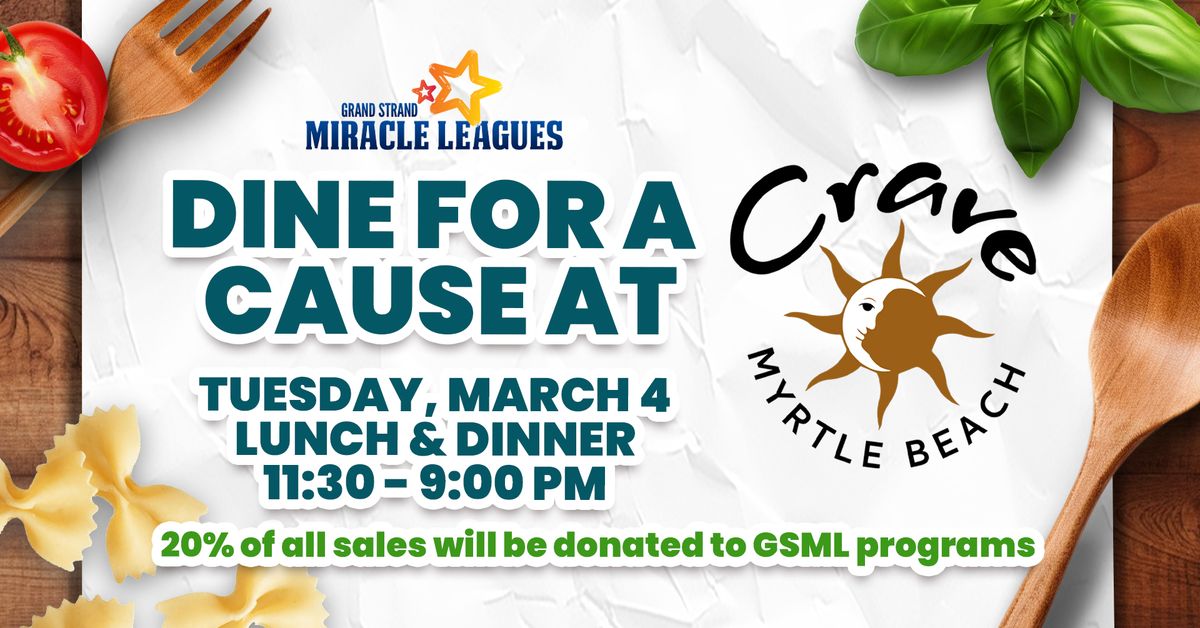 Crave Myrtle Beach Give Back Night