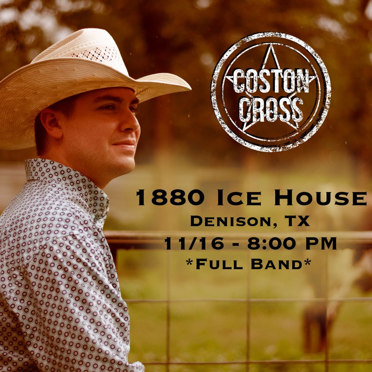 Coston Cross live at 1880 Ice House