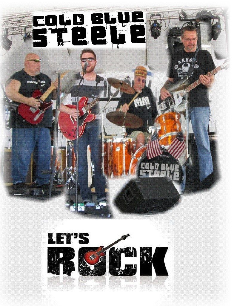 Cold Blue Steele at July 16th Tues- *Firestone Park Com Ctr*-  Akron 7-9 pm