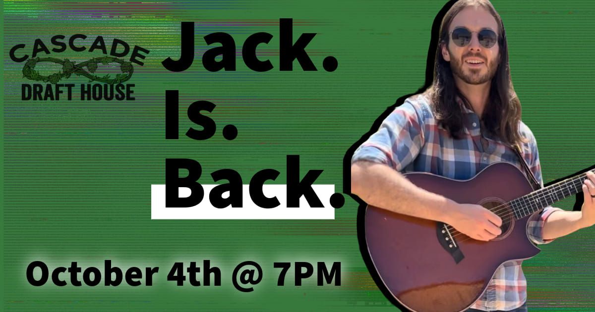 **JACK BYRON Returns to Cascade Draft House**