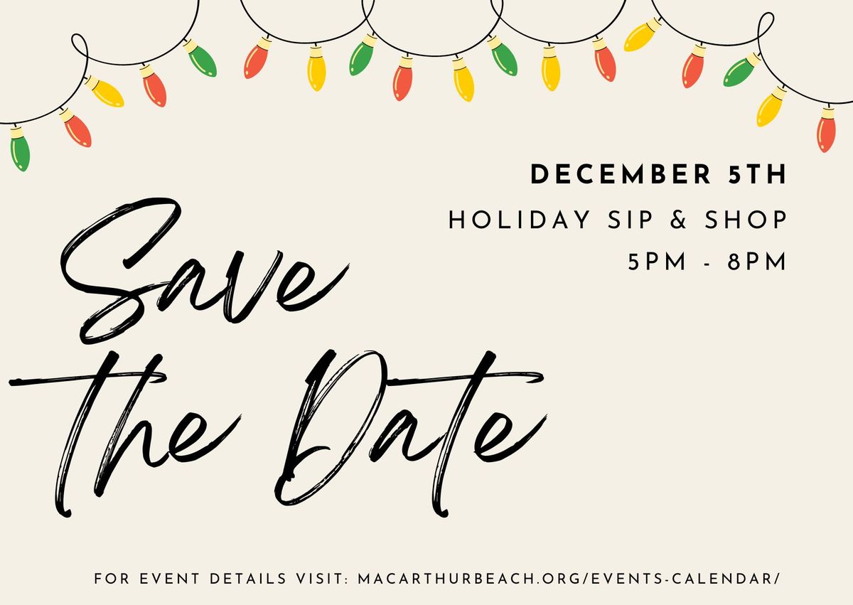 Holiday Sip and Shop at MacBeach