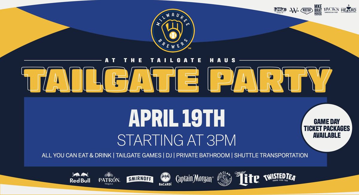 Brewers vs. Athletics Tailgate Party