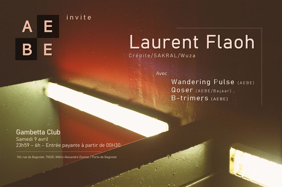 AEBE invite Laurent Flaoh @Gambetta Club
