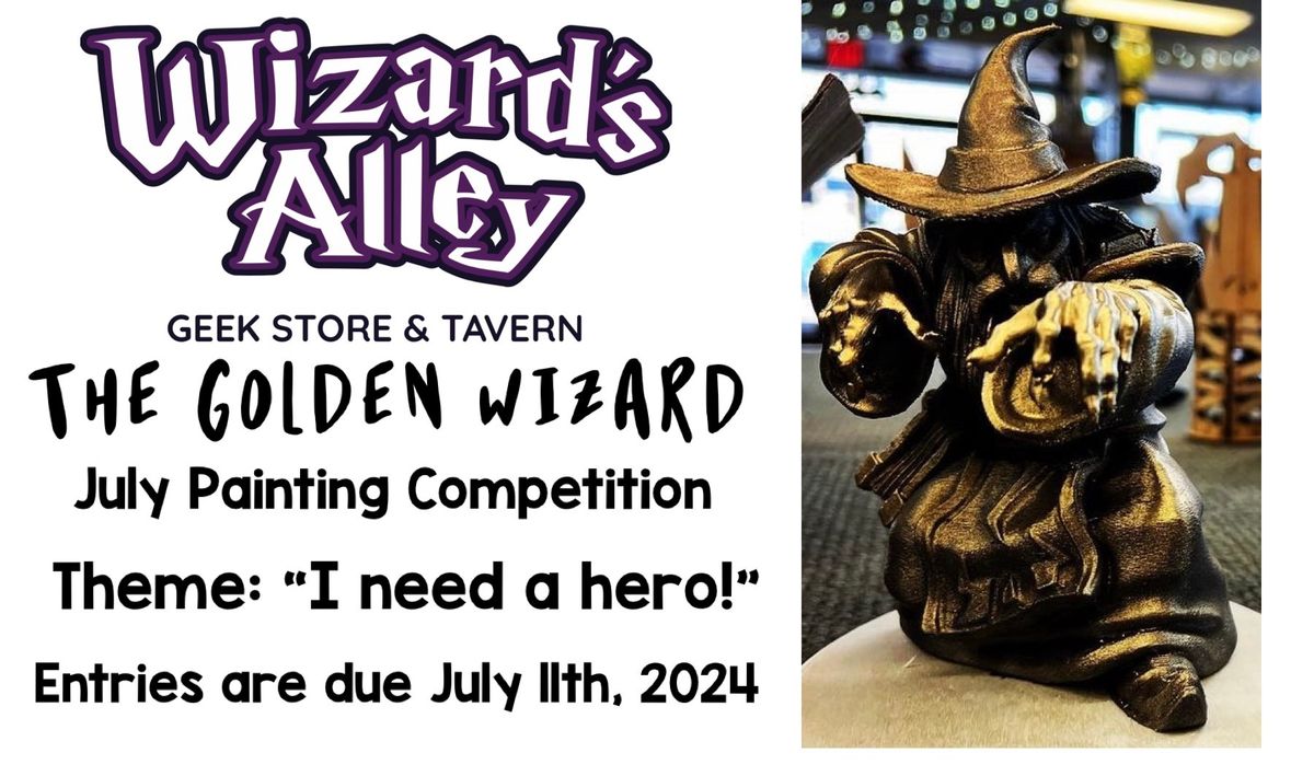 Golden Wizard Painting Competition July 2024