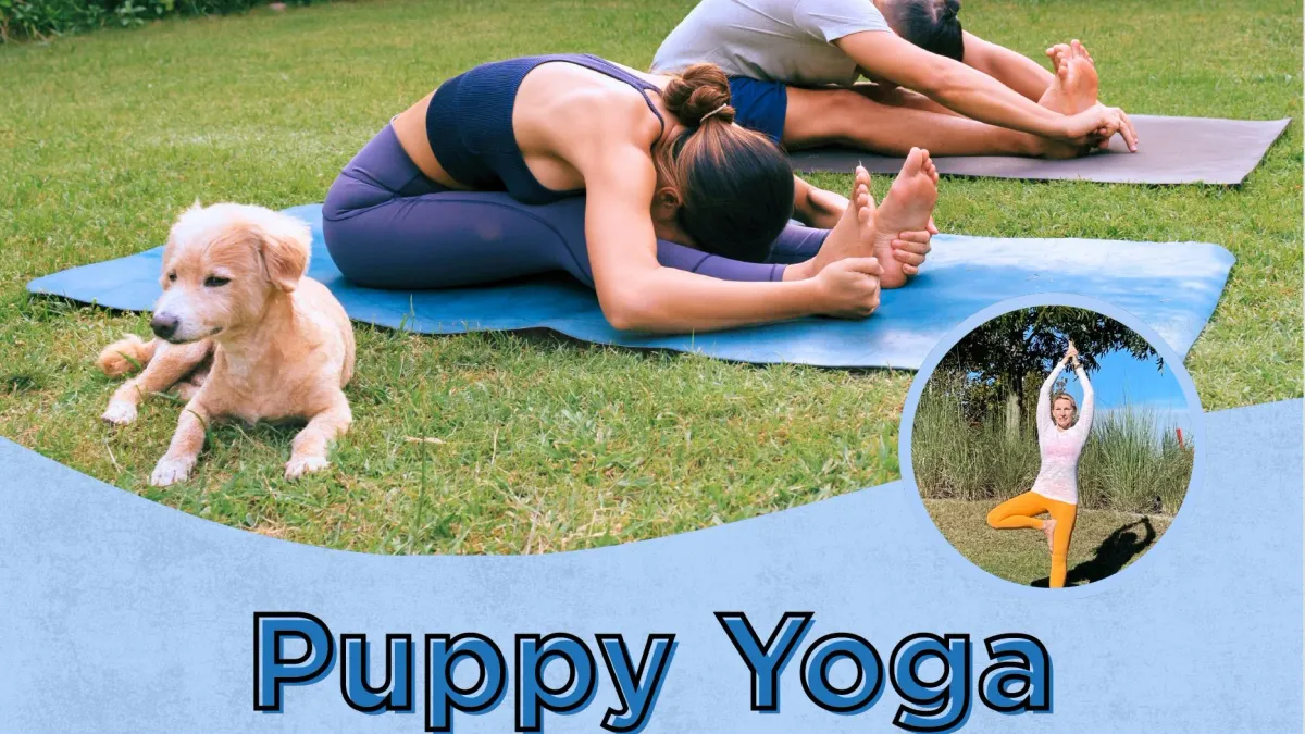 Yoga In Nature\u2122: Puppy Yoga with the SPCA\/ Town of Apex