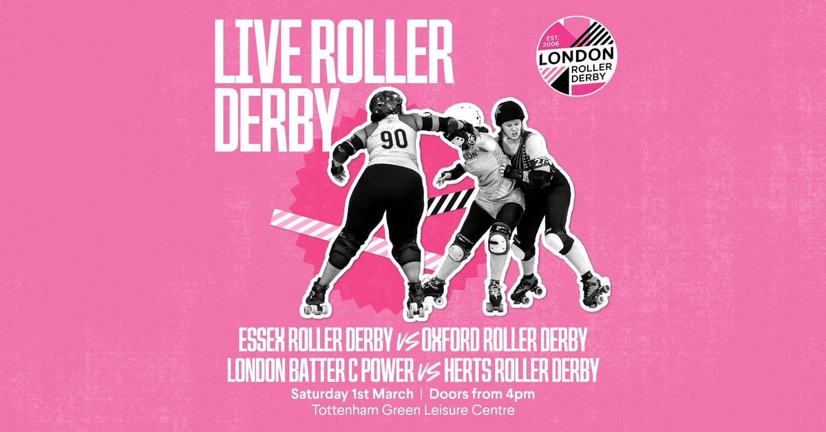 London Roller Derby Presents: Five Nations WFTDA T3 East Double Header