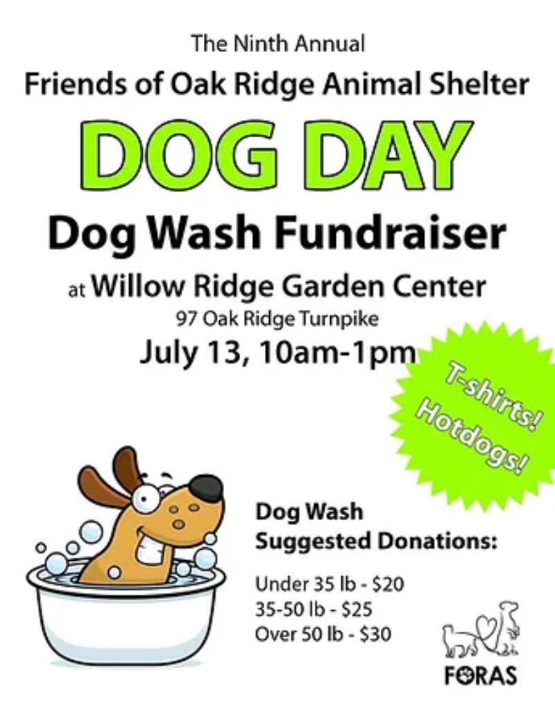 DOG DAY - 9th Annual Dog Wash Fundraiser for FORAS 