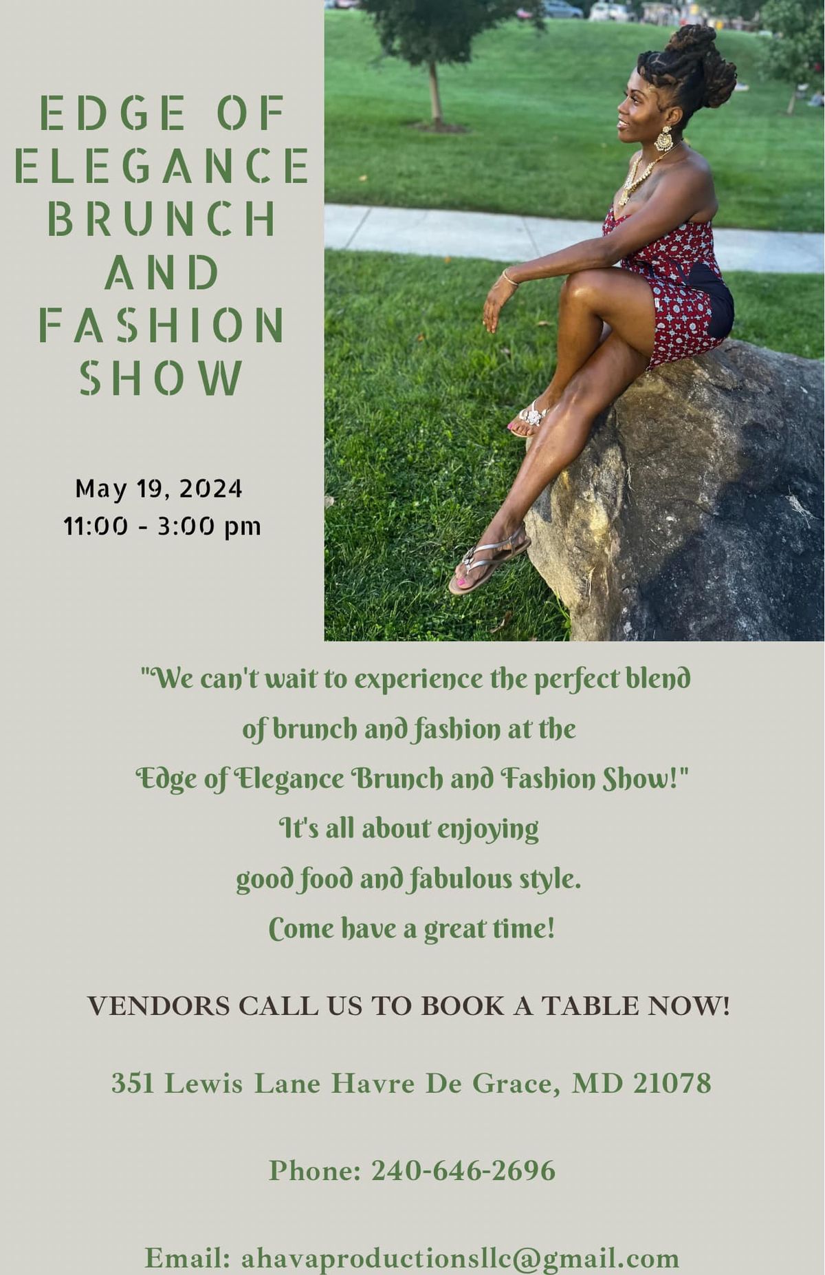 Edge of Elegance Brunch and Fashion Show 