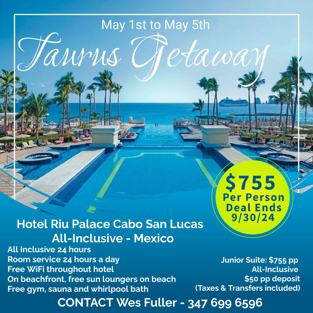 Taurus Getaway 2025 -  Cinco De Mayo Weekend in Los Cabos