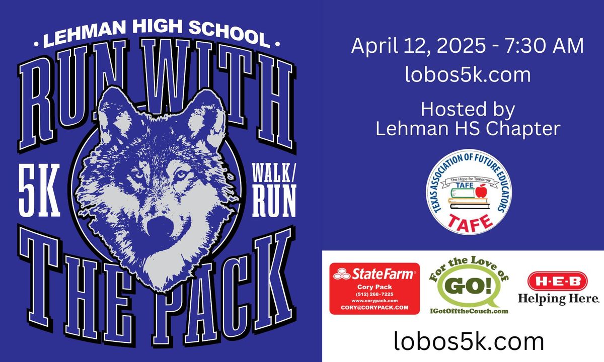 Run with the Pack hosted by Texas Association of Future Educators