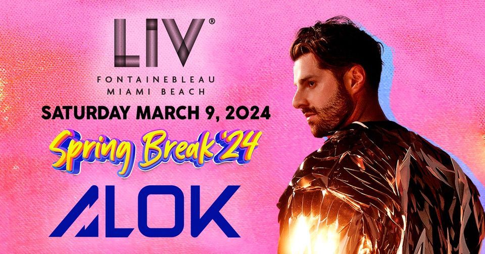 ALOK LIV - Sat. March 9th 