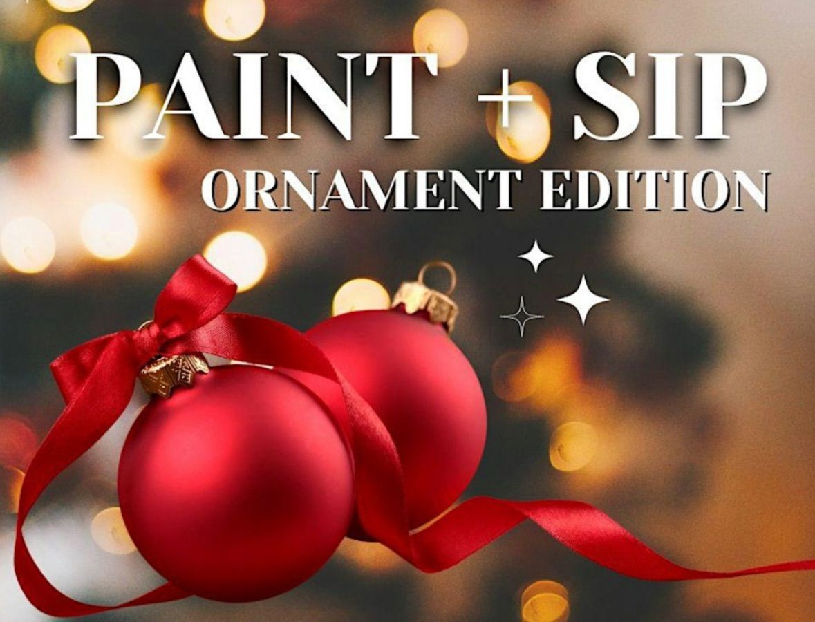 Christmas Ornament Ladies Paint & Sip