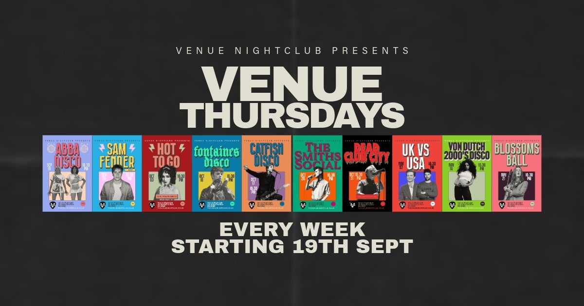 Venue Thursdays \/\/ Special events every week