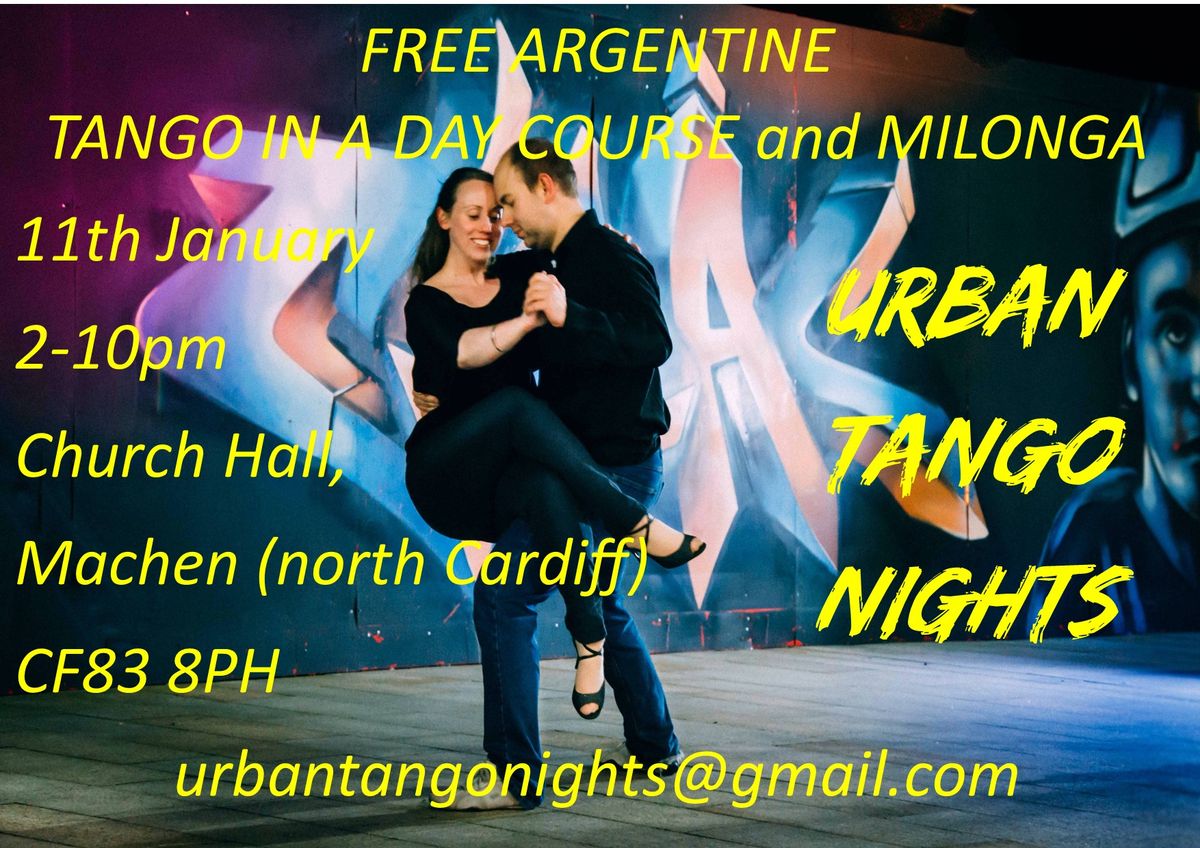 11th January FREE Argentine Tango in a Day Course and Milonga (Cardiff)