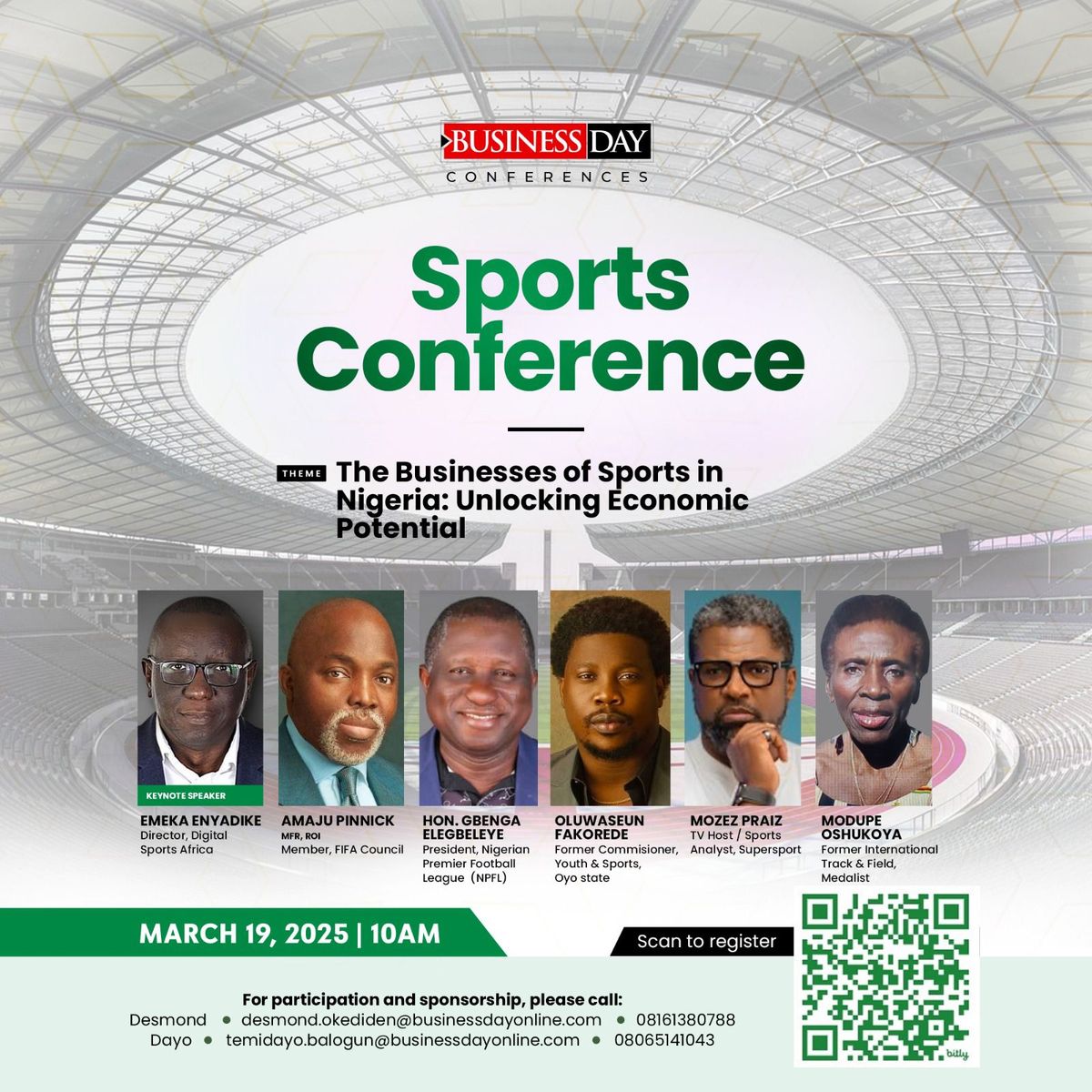 SPORTS CONFERENCE By BUSINESSDAY NEWS \/MEDIA 