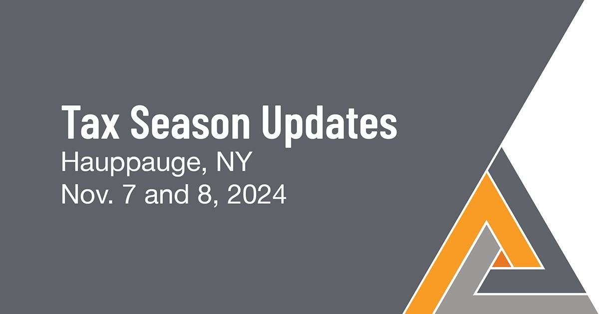 2024 NATP Tax Season Update: Hauppauge, NY