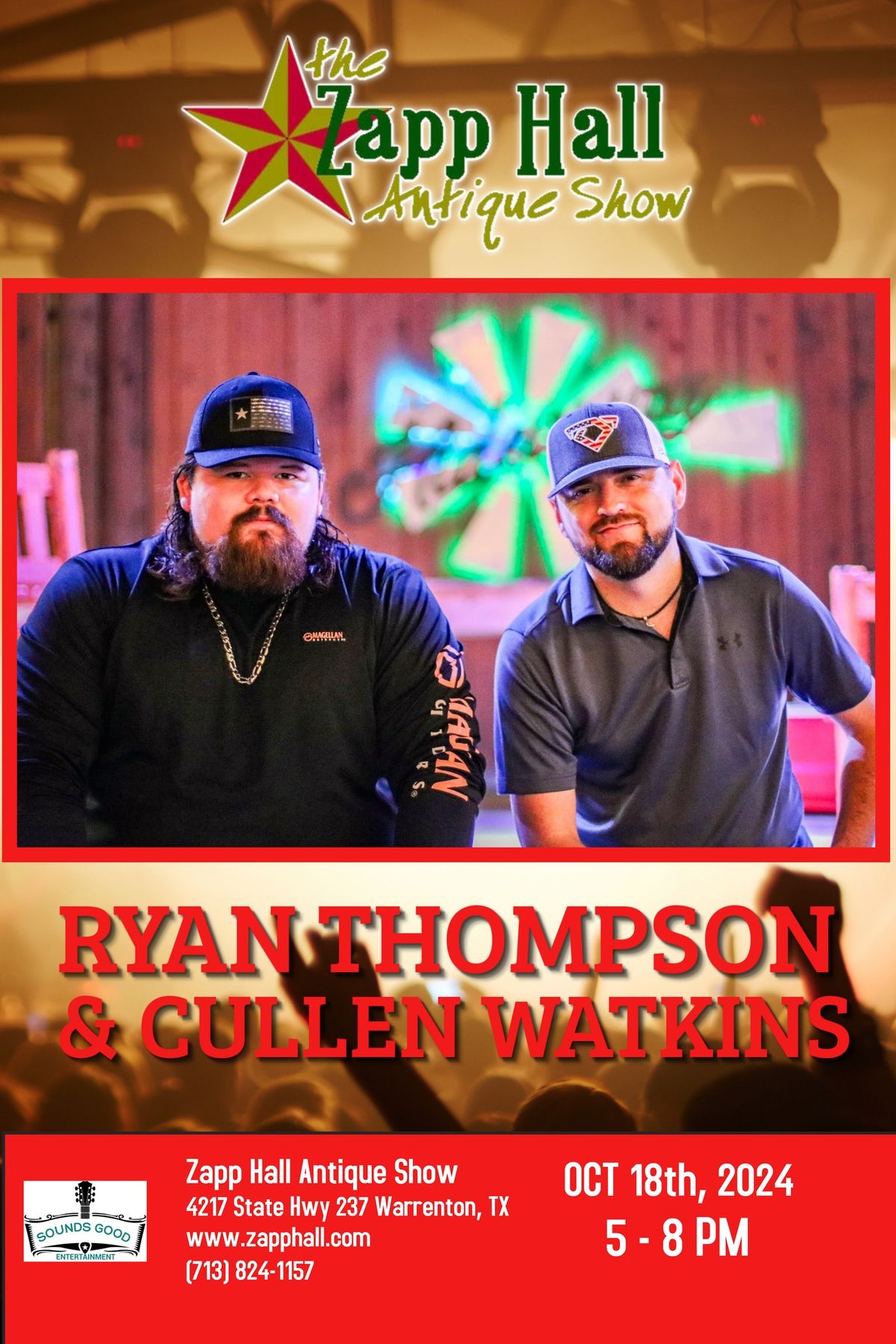 Ryan Thompson & Cullen Watkins @ Zapp Hall Antique Show