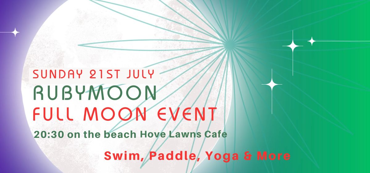 JULY Full Moon Swim, Paddle, Dance and Yoga