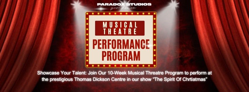 Christmas Musical Theatre Performance Program -  PDX Studio