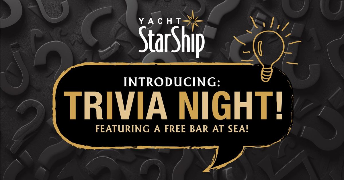 Trivia Night - at Sea! | Trivia Dinner Cruise in Tampa