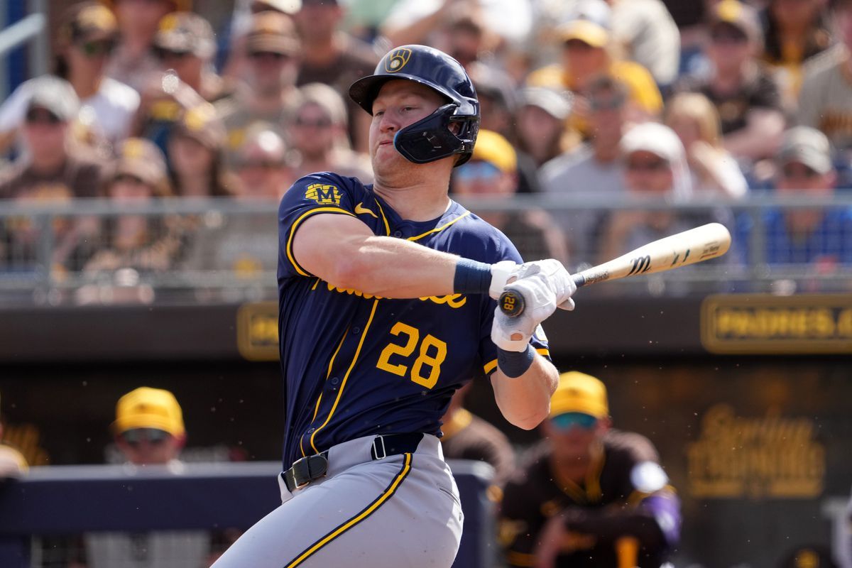 Spring Training - Los Angeles Angels at Milwaukee Brewers