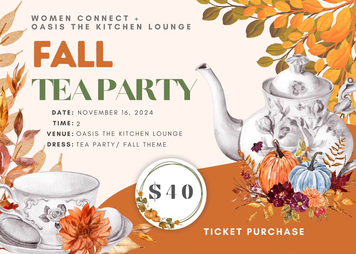 Fall Tea Party Experience