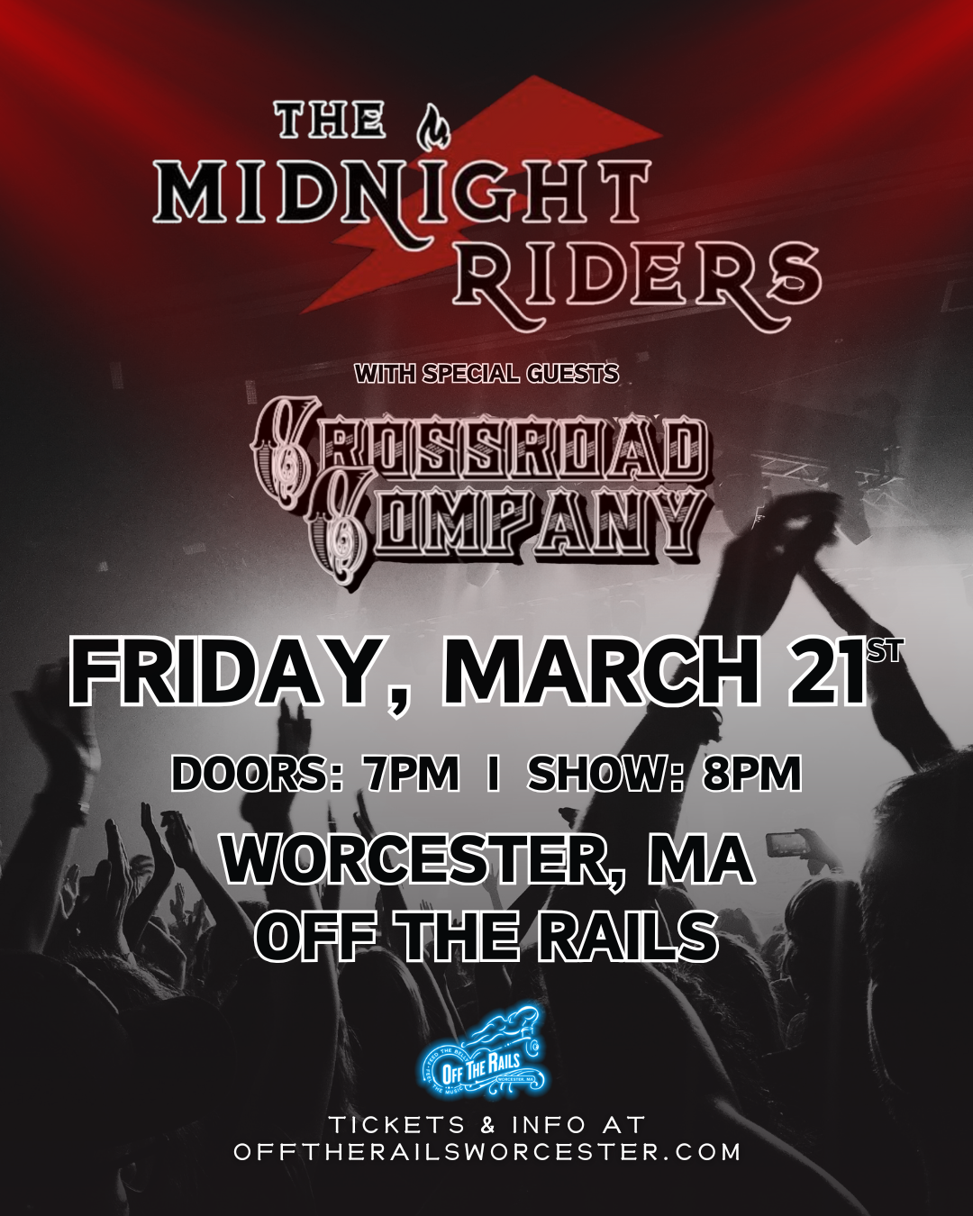 Midnight Riders at Off The Rails