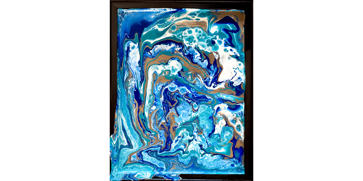 Framed Acrylic Pour - Paint and Sip in Tyler | Classpop!\u2122