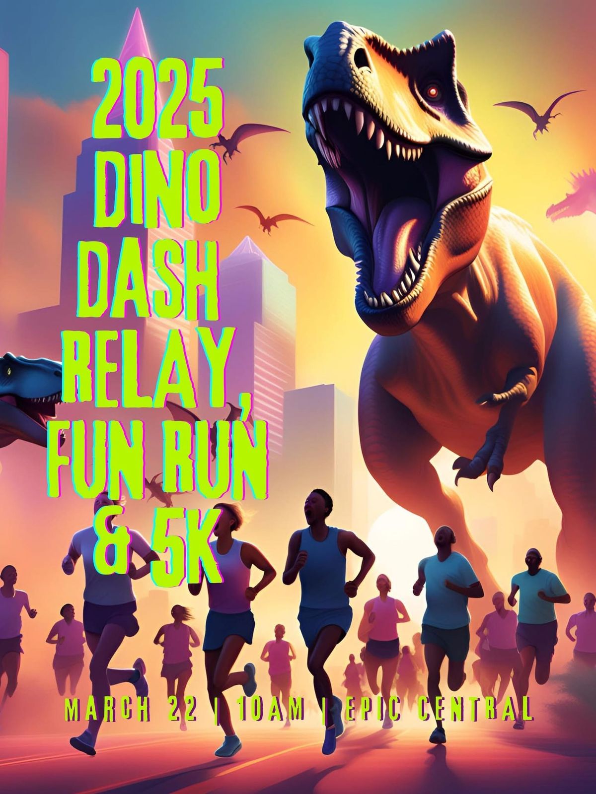 Epic Dino Dash Relay, 5K & Fun Run