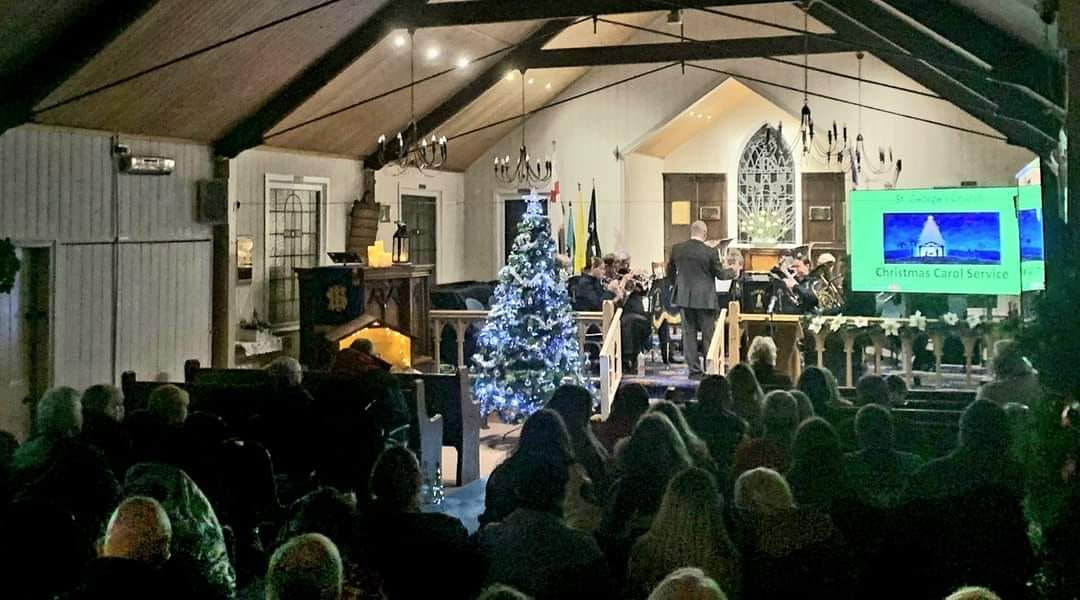 Carol Service with Darwen Brass Band