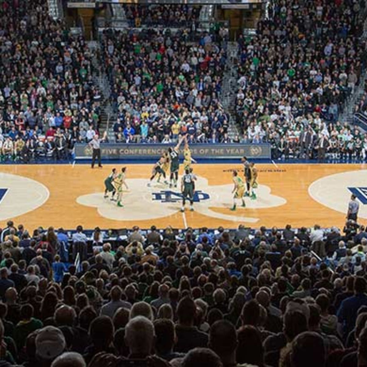 Georgia Tech Yellow Jackets at Notre Dame Fighting Irish Mens Basketball at Purcell Pavilion at the Joyce Center